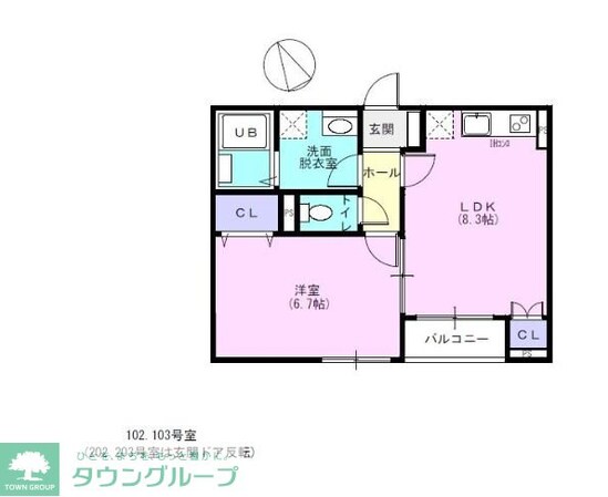 アルプスの物件間取画像
